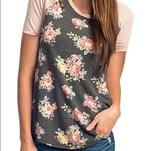 Ceasikery Light Floral Tee Shirt